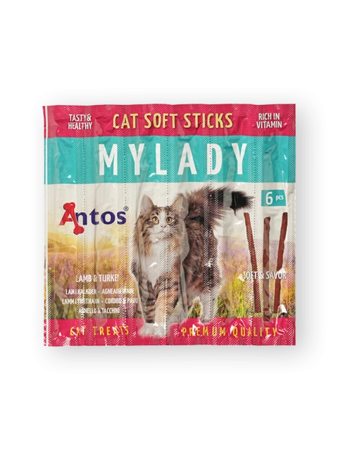 Cat Soft Sticks Mylady Lam&Kalkoen 6 stuks