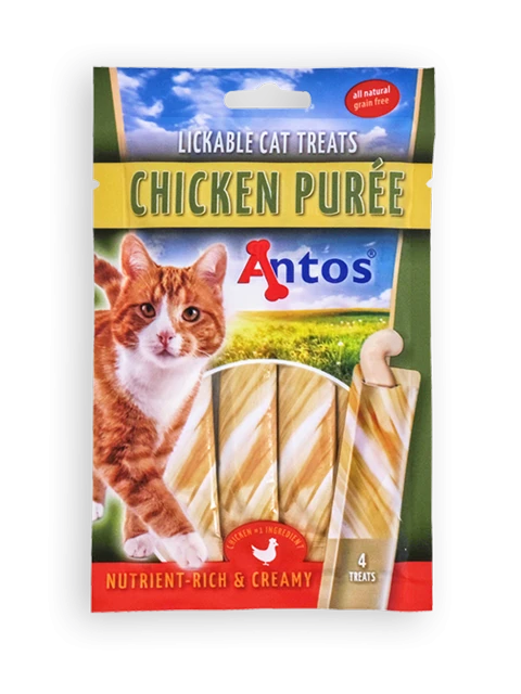 Cat Treats Purée Kip 4 stuks