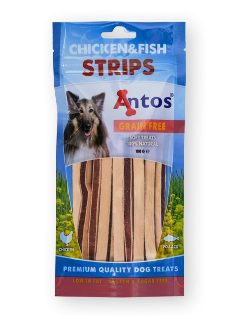 Chicken&Fish Strips 100 gr