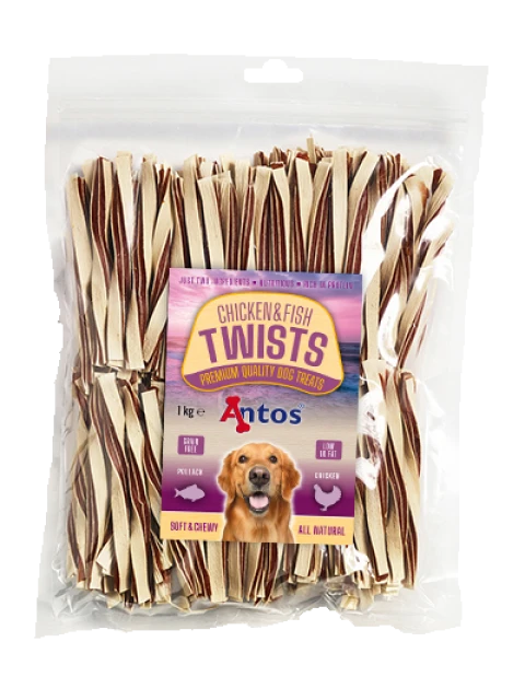 Chicken&Fish Twists 1 kg