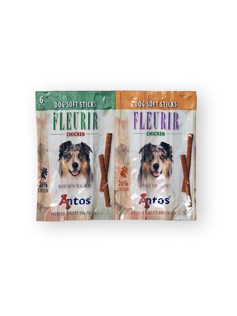 Dog Soft Sticks Fleurir Kip 6 stuks