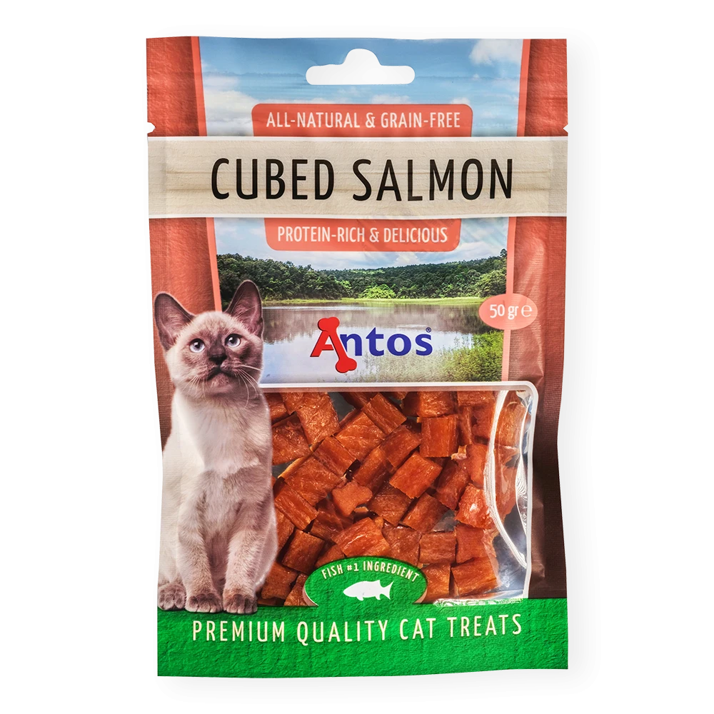 Cat Treats Cubed Zalm 50 gr