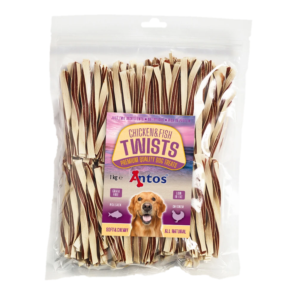 Chicken&Fish Twists 1 kg