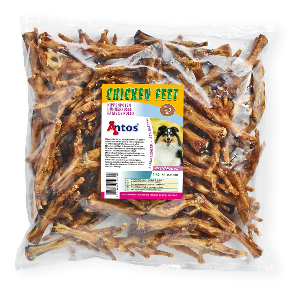 Kippenpoten Gedroogd 1 kg