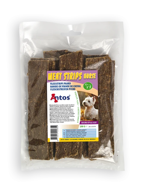 Vleesstrips Paard 200 gr