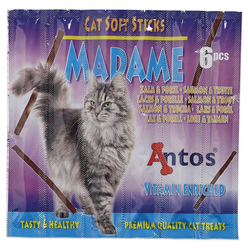 Cat Soft Sticks Madame Zalm&Forel 6 stuks