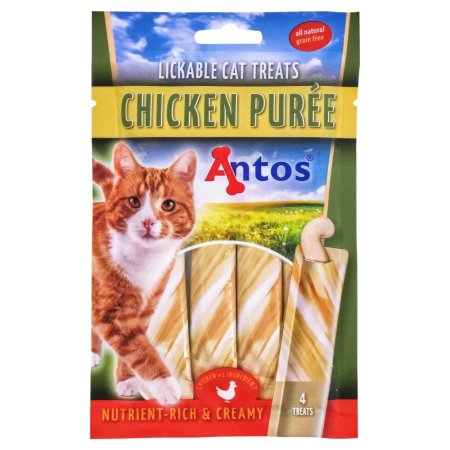 Cat Treats Purée Kip 4 stuks