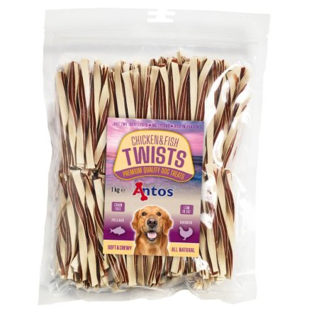 Chicken&Fish Twists 1 kg