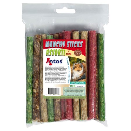 Munchy Sticks 5" 10 mm Assorti 25 stuks