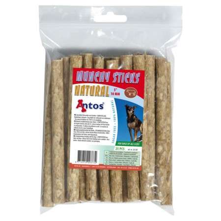 Munchy Sticks 5" 10 mm Naturel 25 stuks