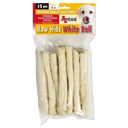 Raw Hide White Roll 15 stuks